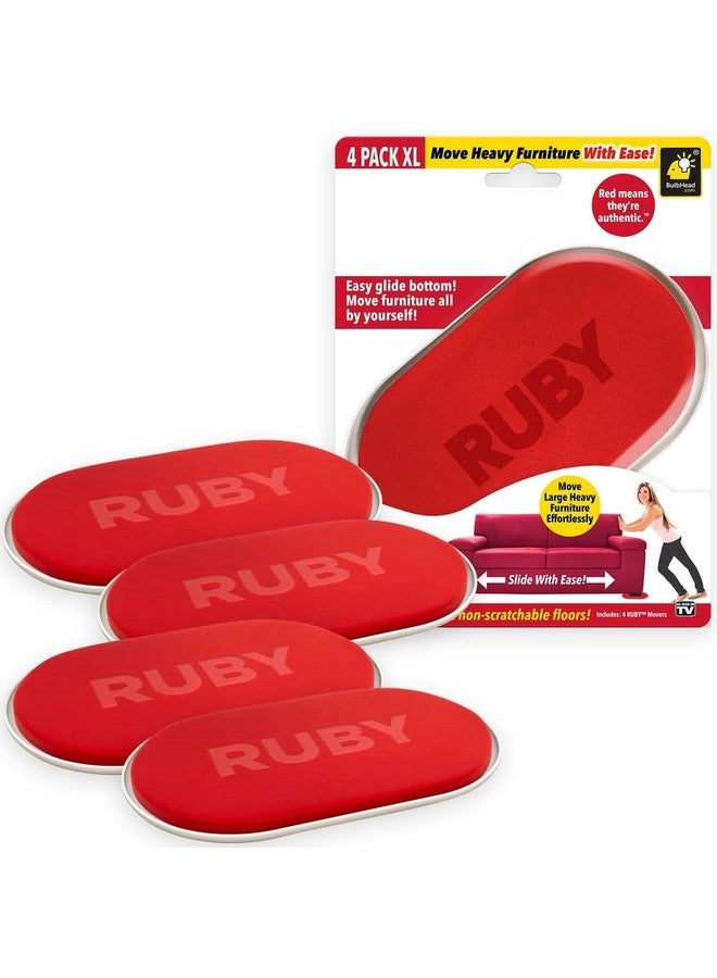Cpixen Ruby Movers Furniture Sliders for Carpet, As Seen on TV, Effortlessly Heavy Couches, Recliners, Bookcases & Appliances with Ease, Extra-Large Size Fits Bulky Legs - Image 1