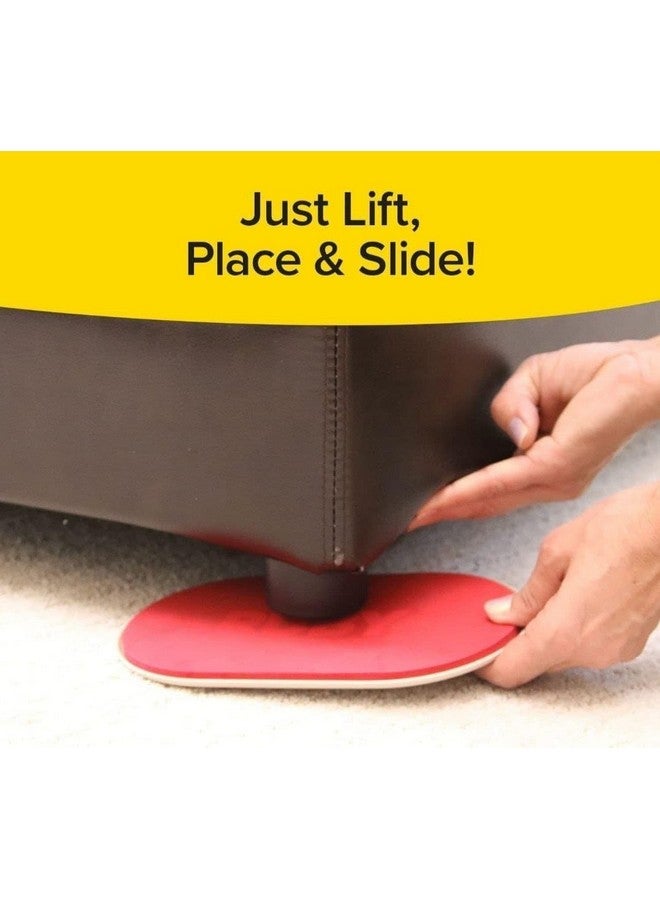 Cpixen Ruby Movers Furniture Sliders for Carpet, As Seen on TV, Effortlessly Heavy Couches, Recliners, Bookcases & Appliances with Ease, Extra-Large Size Fits Bulky Legs - Image 4