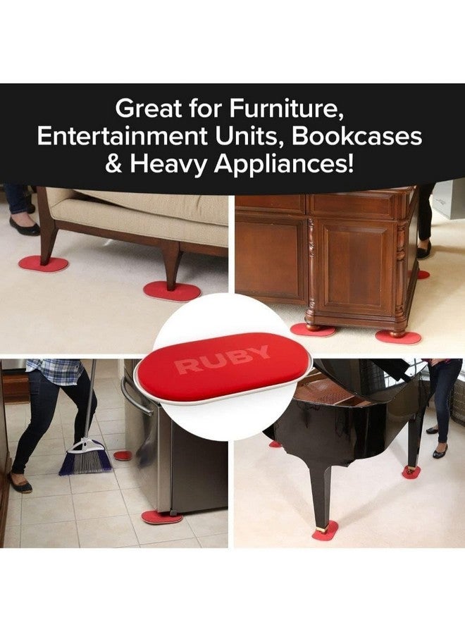 Cpixen Ruby Movers Furniture Sliders for Carpet, As Seen on TV, Effortlessly Heavy Couches, Recliners, Bookcases & Appliances with Ease, Extra-Large Size Fits Bulky Legs - Image 2