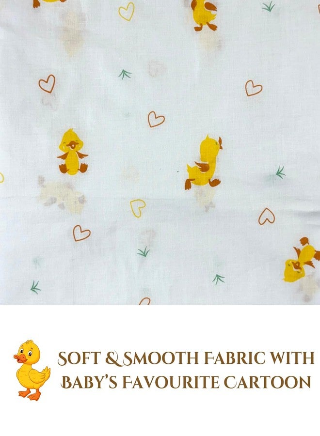 Pride Apparel -Thottil-Baby Cradle Pure Cotton-Newborn Baby Sleep Cradle Only (Yellow Duck) - Image 3