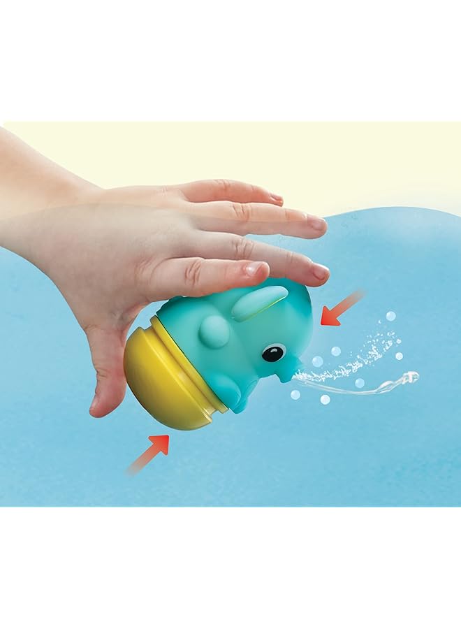 vtech 6 In 1 Bath Set Bathtub Toy With 10+ Accessories Including Stacking & Linking Boats Shape Sorter English Version  - Image 5