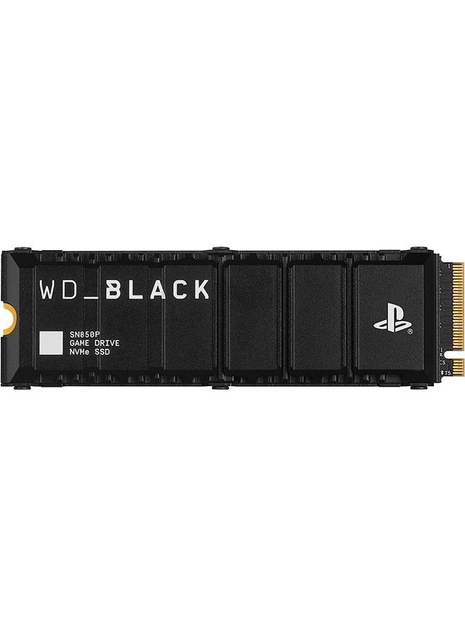 ماركة غير محددة - 1 تيرابايت SN850P NVMe M.2 SSD توسيع تخزين مرخص رسميًا لوحدات تحكم PS5، حتى 7300 ميجابايت/ثانية، مع مبدد حراري - WDBBYV0010BNC-WRSN 1 تيرابايت - Image 1