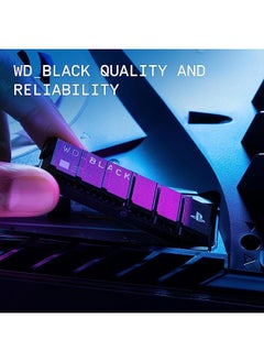 ماركة غير محددة 1 تيرابايت SN850P NVMe M.2 SSD توسيع تخزين مرخص رسميًا لوحدات تحكم PS5، حتى 7300 ميجابايت/ثانية، مع مبدد حراري - WDBBYV0010BNC-WRSN 1 تيرابايت  - Image 2