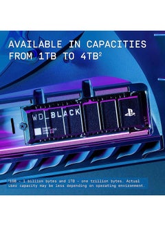 ماركة غير محددة 1 تيرابايت SN850P NVMe M.2 SSD توسيع تخزين مرخص رسميًا لوحدات تحكم PS5، حتى 7300 ميجابايت/ثانية، مع مبدد حراري - WDBBYV0010BNC-WRSN 1 تيرابايت  - Image 4