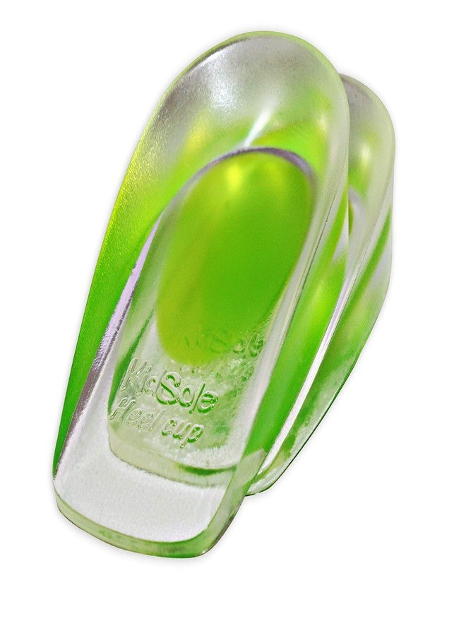 KidSole 2 Pack - KidSole Shock Absorbing Lightweight Gel Heel Cups For Kid's With Sensitive Heels, Heel Spurs, Plantar Fasciitis, or Ankle Pain (Green Toddlers Size 11-2) - Image 5