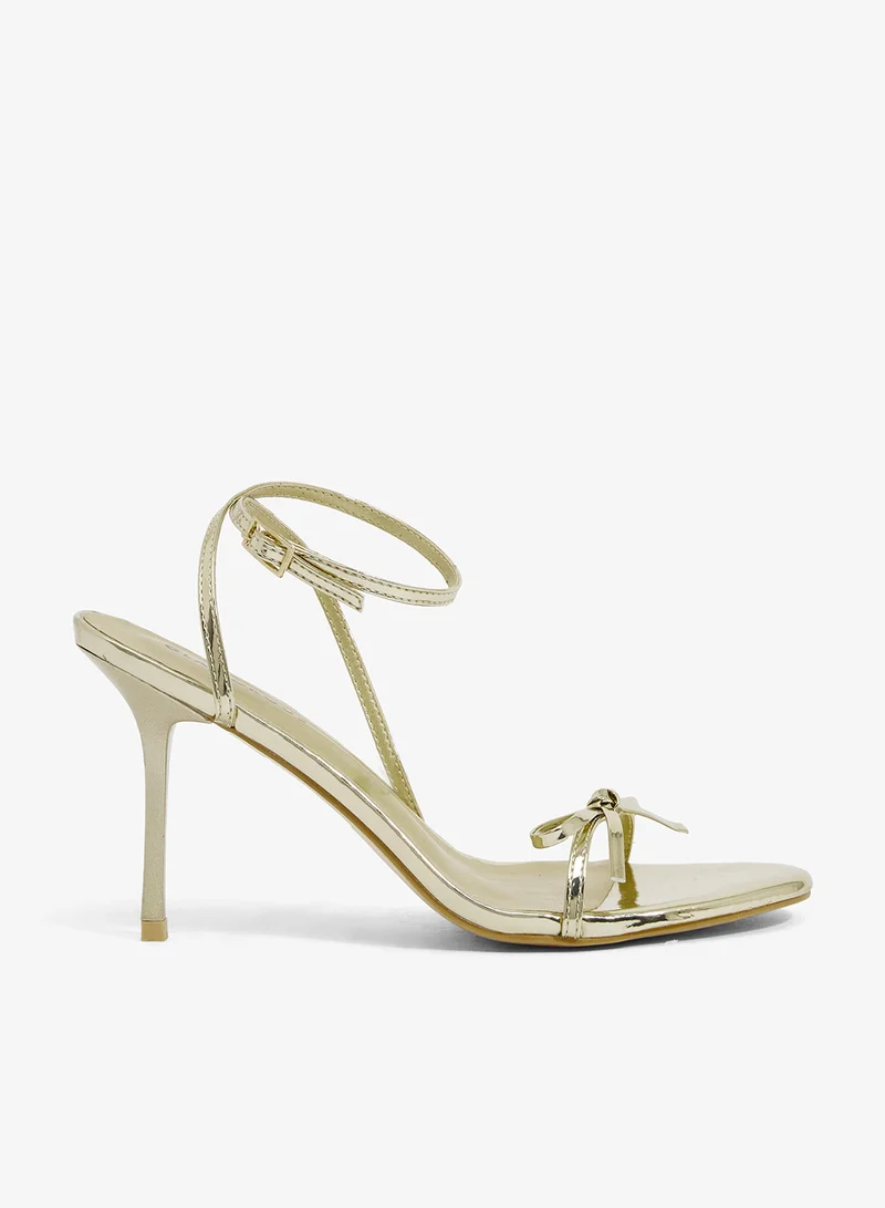 Casual Ankle Strap Heeled Sandals