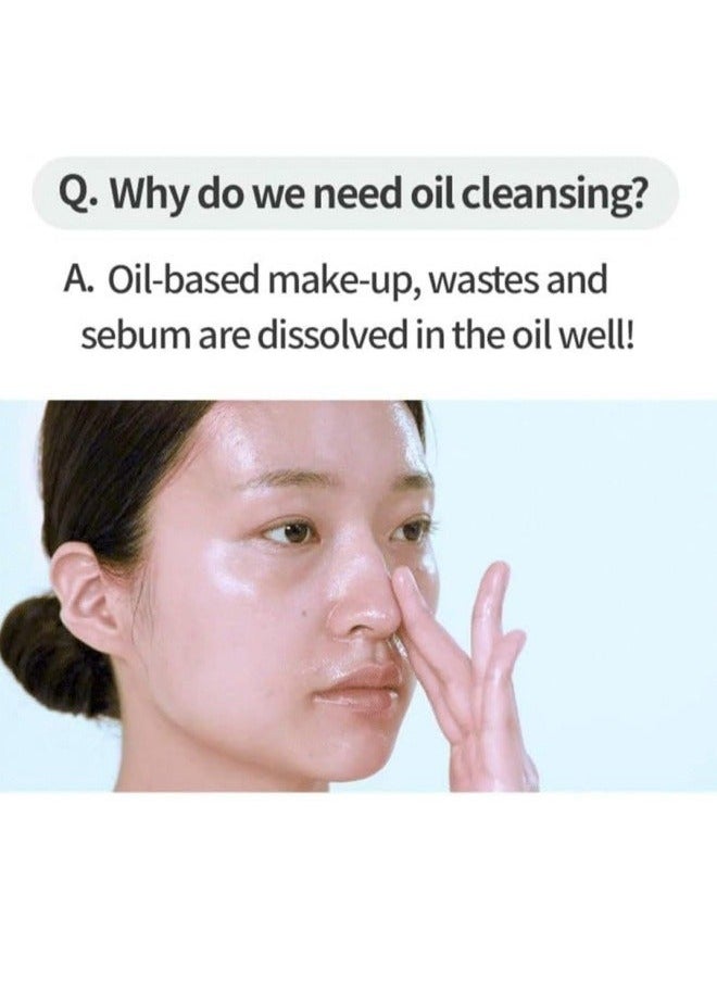Generic - Heartleaf Pore Control Cleansing Oil Korean Facial Cleanser, Daily Makeup Blackheads Removal 6.76 fl oz(200ml) - Image 1