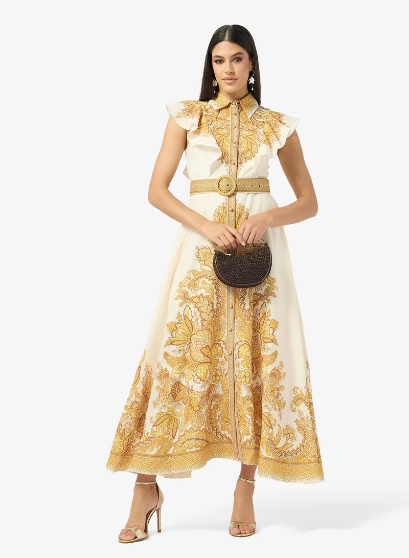 ELLA  Abstract Print Dress for Women | Best Price UAE