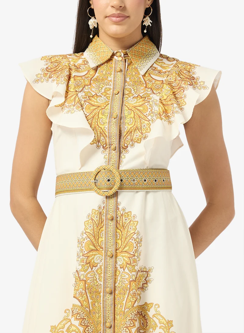 ELLA  Abstract Print Dress for Women | Best Price UAE