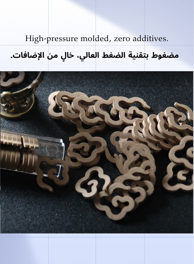 Fianser Agarwood Oud Censer Gift Set Bakhoor Incense slices Burner Holder Aroma Diffuser Aromatherapy Home Fragrance Decoration - Image 4