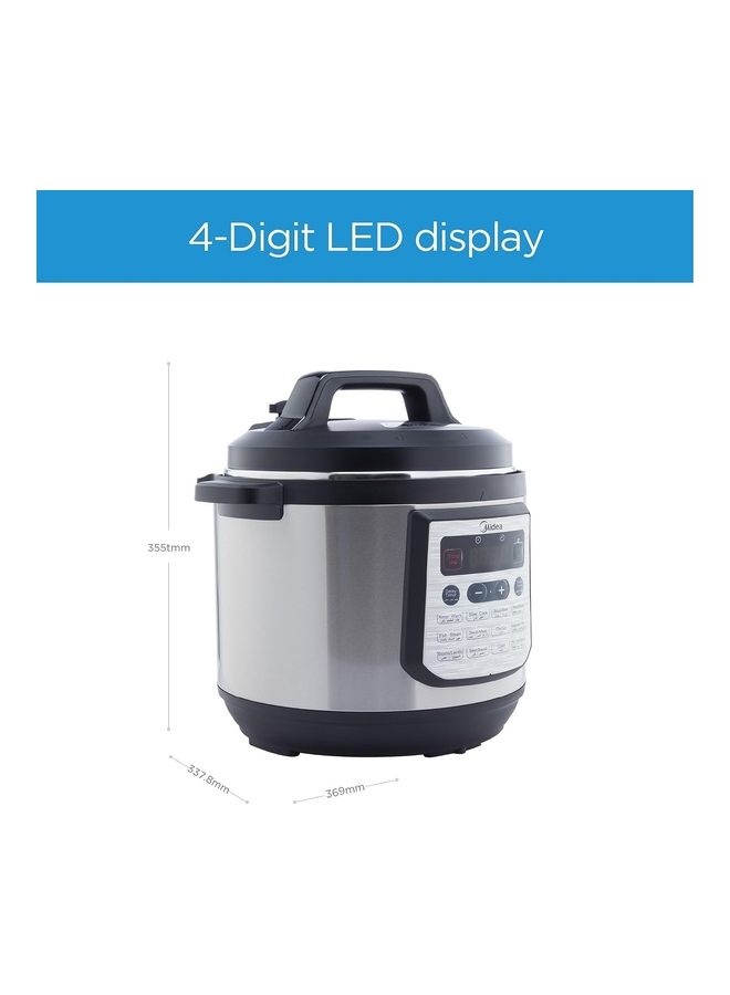 Midea 20-In-1 Multifunctional Electric Pressure Cooker 8 L MY-CS8001WP Steel - Image 2
