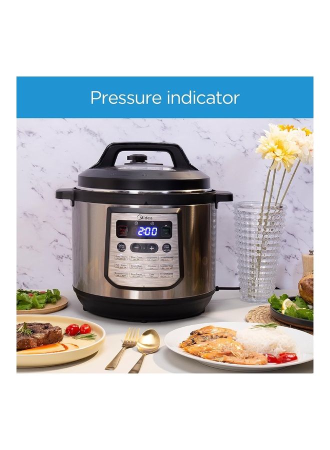 Midea 20-In-1 Multifunctional Electric Pressure Cooker 8 L MY-CS8001WP Steel - Image 5