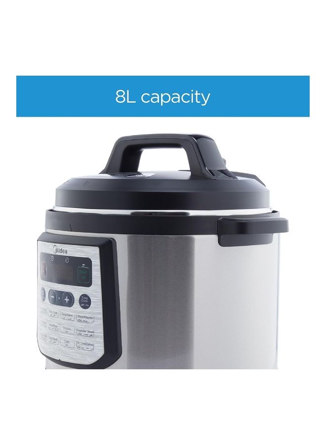 Midea 20-In-1 Multifunctional Electric Pressure Cooker 8 L MY-CS8001WP Steel - Image 3