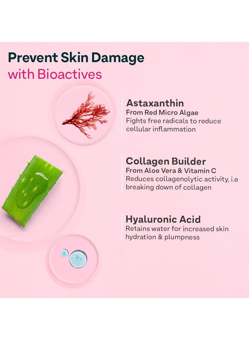 أوزيفا أقراص الجلوتاثيون النشطة بيولوجيًا أقراص الجلوتاثيون المشعة للبشرة المشعة جلوتاثيون فيتامين سي ليكوبين توهج البشرة المضاد للتصبغات دوامة الفراولة 30 قرص فوار عبوة 2 - Image 4