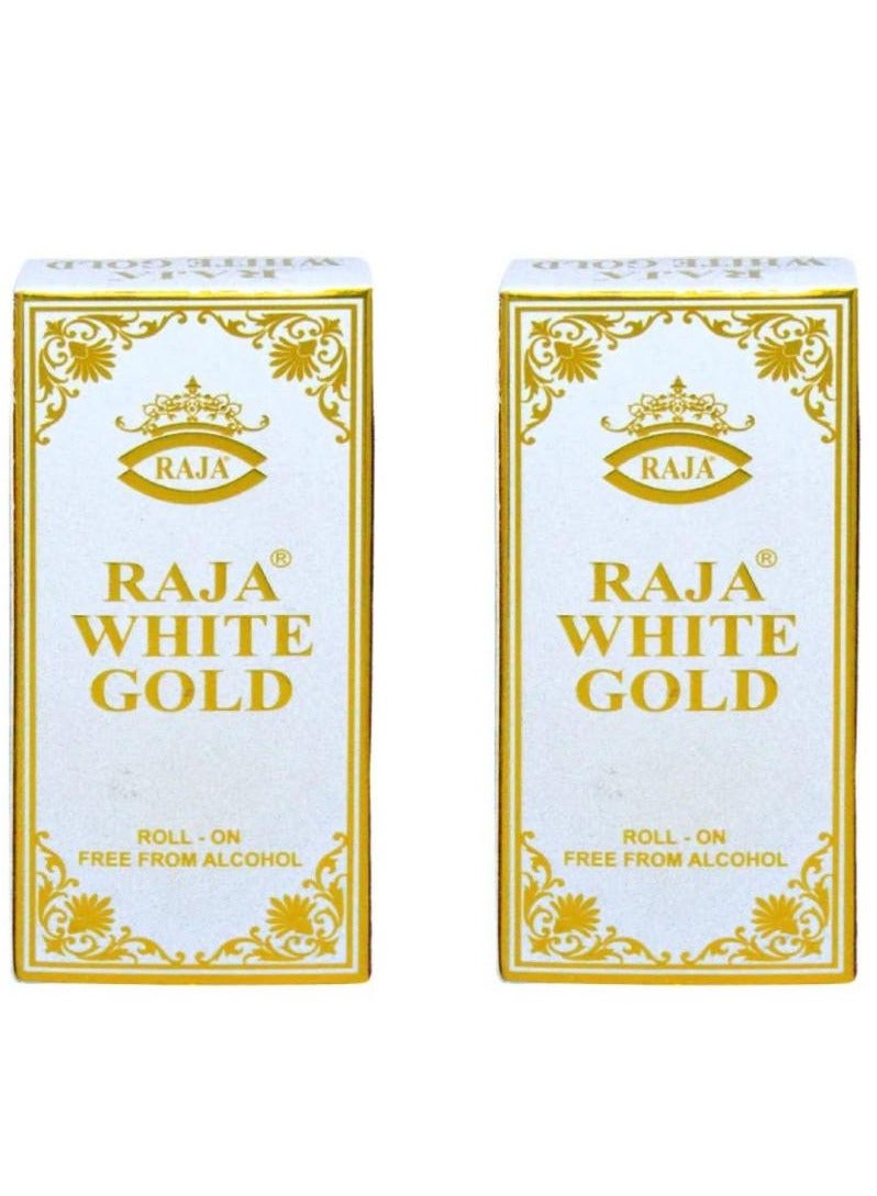 عطر وايت جولد رول أون 8 مل قطعتين