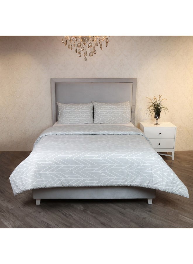 Home Box Malta Centrum 3-Piece Printed Cotton Super King Duvet Cover Set 240 x 220 cm  - Image 2