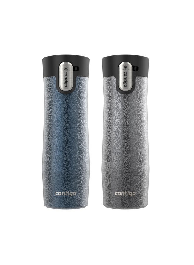 Contigo® AUTOSEAL® West Loop Vacuum-Insulated Stainless Steel Travel Mug with Easy-Clean Lid, 20 oz, 2-Pack - Image 1