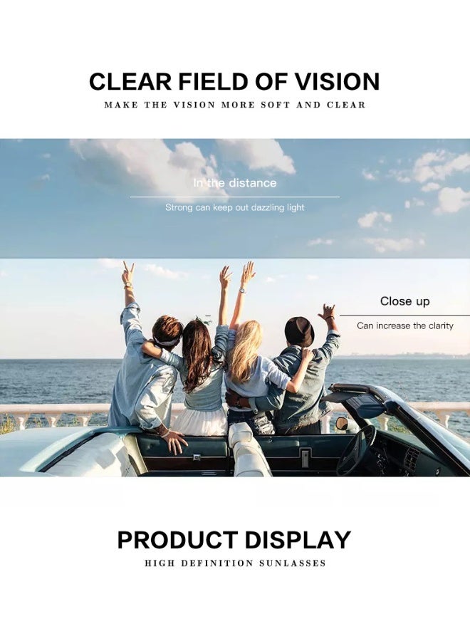 Anna Fashionable Double Beam UV Protection Pilot Sunglasses - Image 2