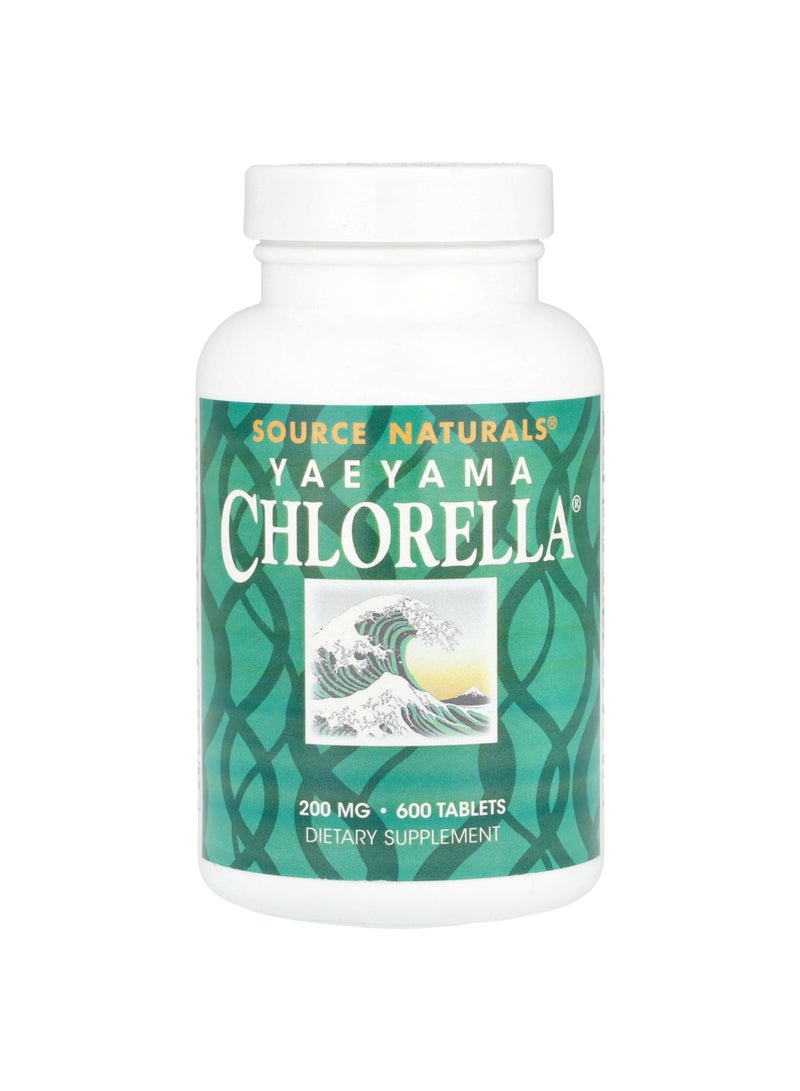 Source Naturals Yaeyama Chlorella®, 600 Tablets, (20 mg per Tablet)