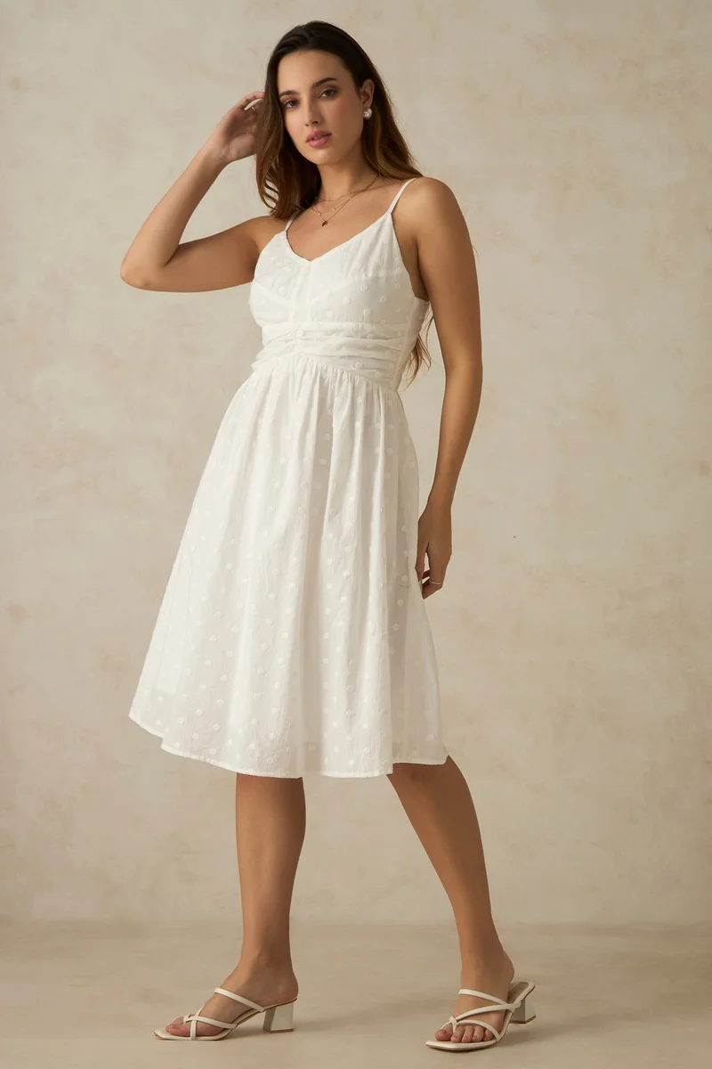 Virgio Virgio Fit & Flare Dress