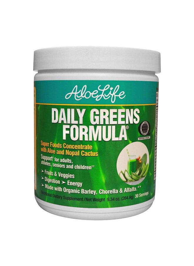 Daily Greens Powder Qaicertified Organic Health Supplement Antioxidants 21 Fruits Veggies  Herbs Including Aloe  Nopal Cactus Lowcalorie Ketofriendly Glutenfree 30 Servings - pzsku/Z30A0635D747EE6081E5AZ/45/_/1695133767/dfdc560b-2b02-4704-8aa9-9b7fa8b581fe