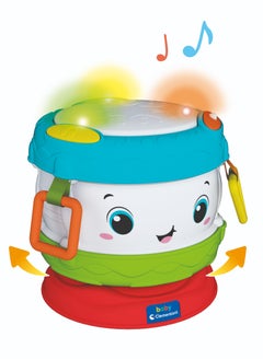 Clementoni Clementoni Baby Activity Drum, Battery Operated | Interactive Musical Intrument for Baby and Toddler | Helps with Motor Skill Development | Bright Colors | Early Development Toy | Perfect Gift for Baby and Toddler | Musical Toy  - Image 2