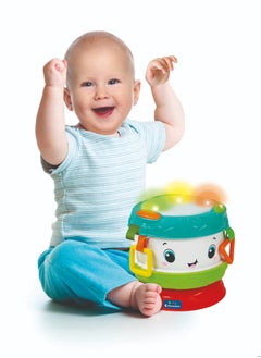 Clementoni Clementoni Baby Activity Drum, Battery Operated | Interactive Musical Intrument for Baby and Toddler | Helps with Motor Skill Development | Bright Colors | Early Development Toy | Perfect Gift for Baby and Toddler | Musical Toy  - Image 3