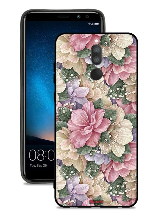 Tolwak Huawei Mate 10 Lite Protective Case Cover Hd Floral - Image 1