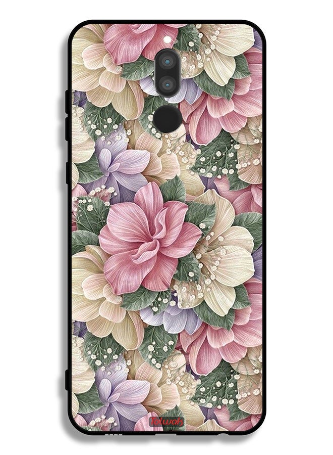 Tolwak Huawei Mate 10 Lite Protective Case Cover Hd Floral - Image 2