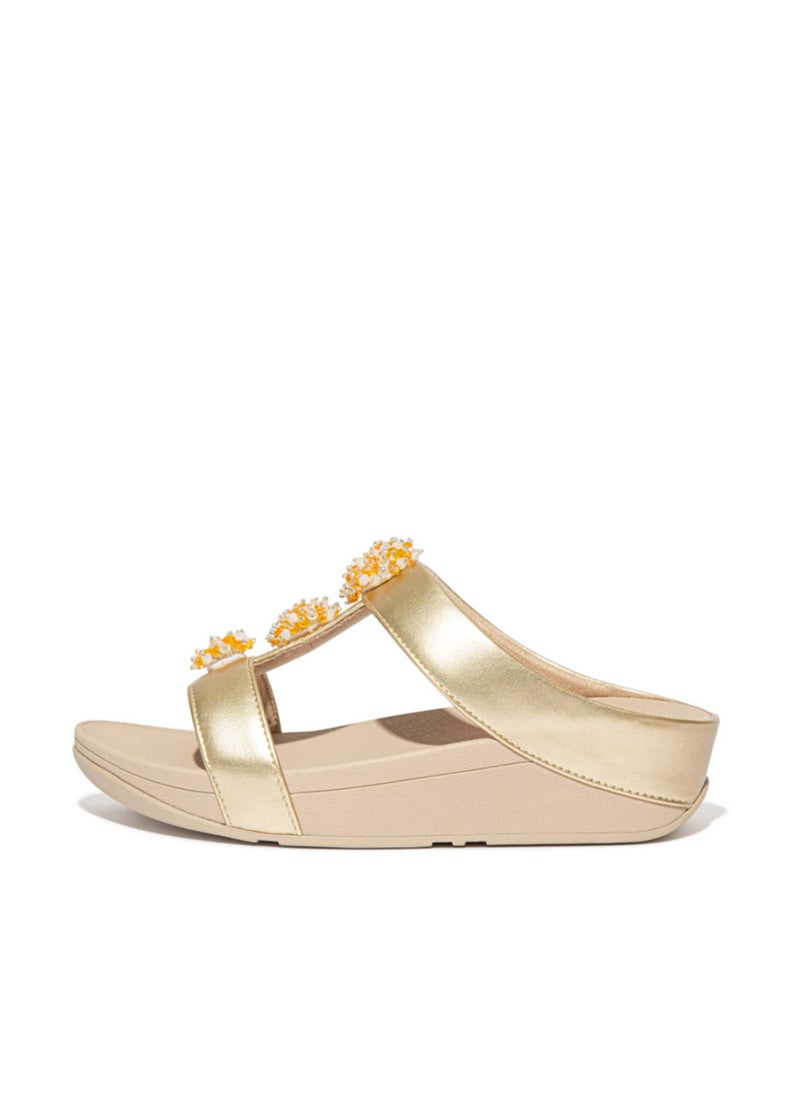 FitFlop - 049-657 Fitflop Fino Bead Cluster Slide EN7-675 - Image 1