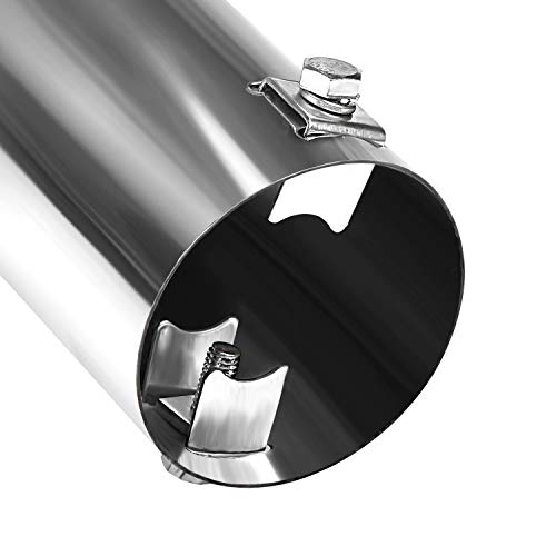 Tritrust Exhaust tip - to Fit 1.5 to 2 Inch Exhaust Tail Pipe Diameter- Stainless Steel to give Chrome Effect - Car Muffler Tips - Image 3