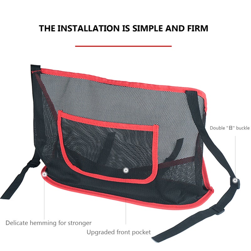Car Net Pocket Handbag Holder Car Seat Storage Bag Large Capacity Bag for Purse Storage Phone Documents - Image 5