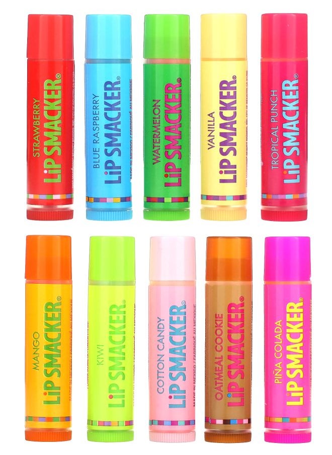 Lip Smacker Lip Balm Assorted 10 Pack  0.14 oz (4 g) Each 