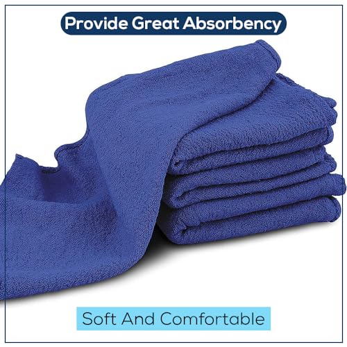 Simpli-Magic 79185 Shop Towels 14”x12”, Blue, 100 Pack - Image 5