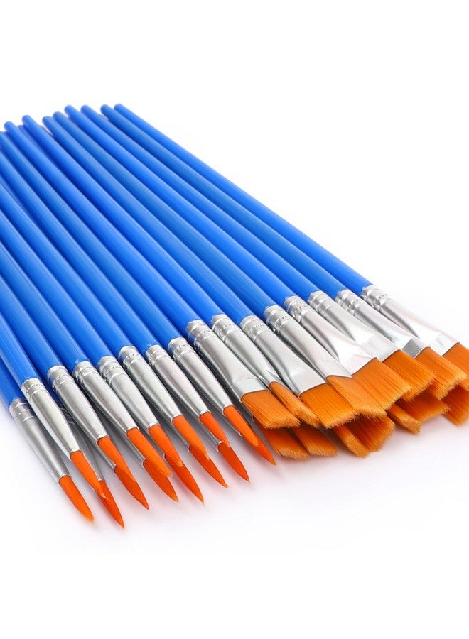 UPINS 30 Pcs Paint Brushes, Small Brush Bulk For Detail Painting - Image 1