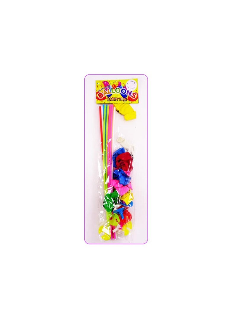 PARTY FUN 12 Inch Balloons 2.8g, Pack of 12 Elevate Your Celebrations with Colorful and High-Quality Decoration  - Image 3