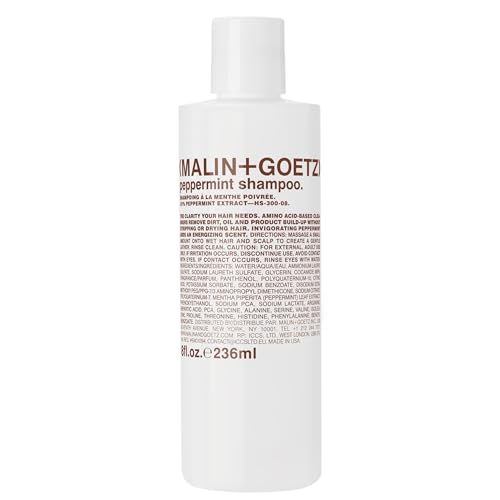 (MALIN+GOETZ) MALIN+GOETZ Shampoo Clarifying Peppermint | Daily Cleanser with Amino Acids | Vegan, Sulfate-Free & Unisex (8 Fl Oz) - Image 1