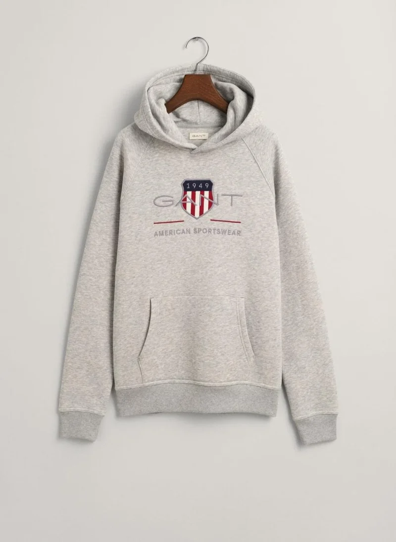 غانت Teens Archive Shield Hoodie