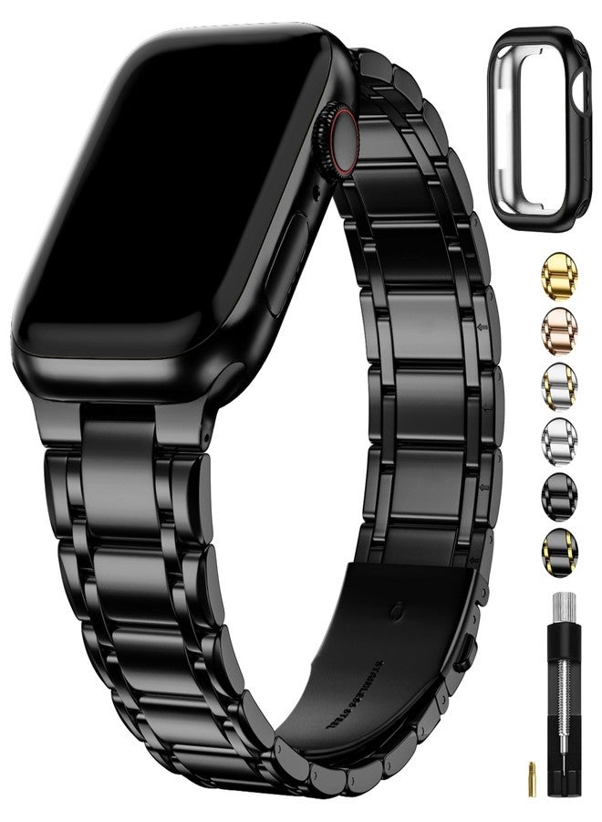 فولموزا سوار Fullmosa مع حافظة لساعة Apple Watch مقاس 42 مم من السلسلة 11 و10 - Image 1