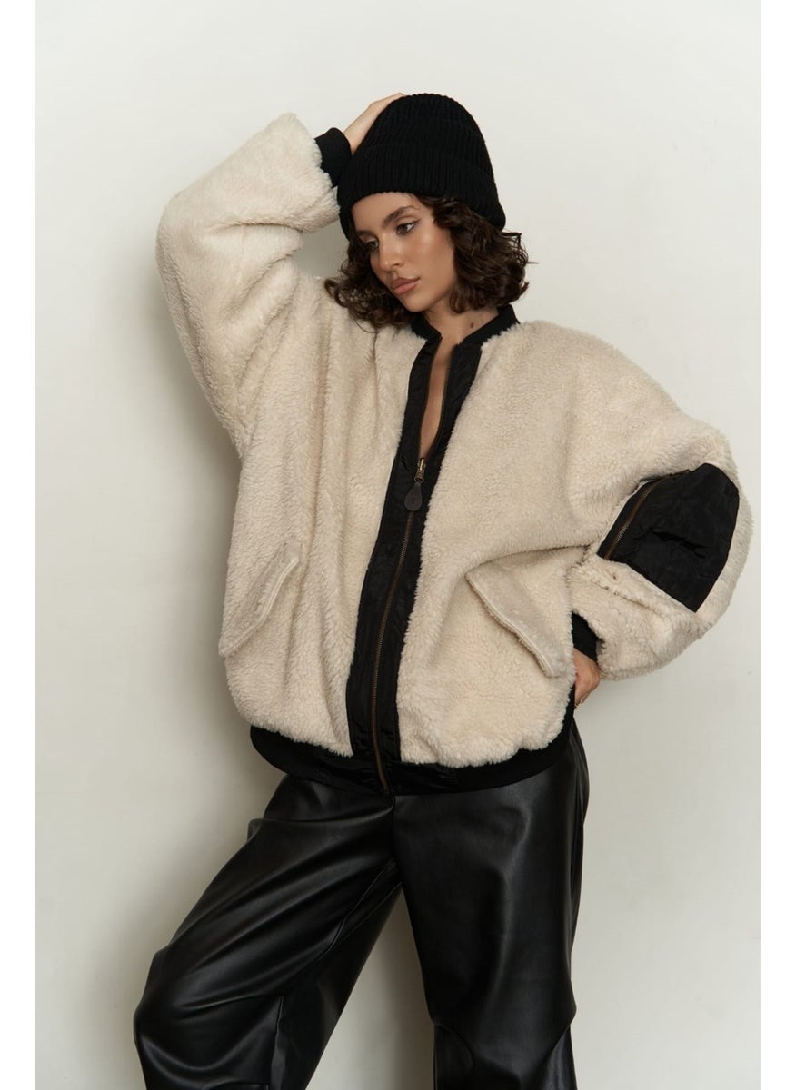 Mai Collection Black Reversible Coat  - Image 1