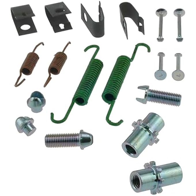 ريحني مجموعة معدات فرامل الانتظار الخلفية ACDelco Professional 18K1215 مع نوابض وضبط ودبابيس ومثبتات