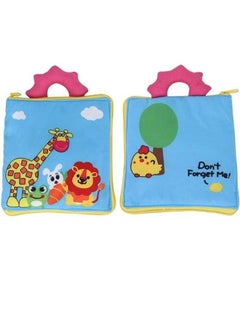 NIBEMINENT Intelligence Development Toy for Babies Toddlers (Cartoon Zipper Cloth Book）  - Image 5