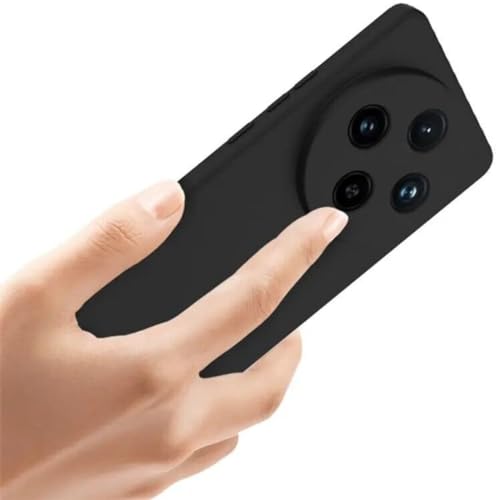 Spazy Case® Oppo F27 Pro Plus 5G Back Cover | Soft Silicone Slim Back Case Cover for Oppo F27 Pro Plus 5G - Black - Image 3