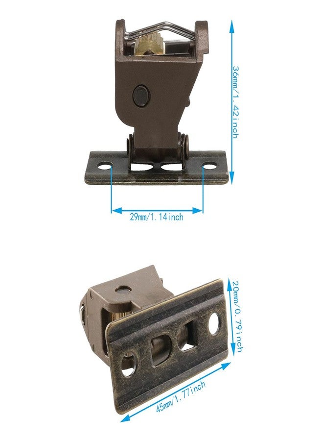 WHYHKJ 4pcs Roman Shade Cord Lock Austrian Shade Window Blind Lock Holds up to 3 Cords, Brown - Image 2