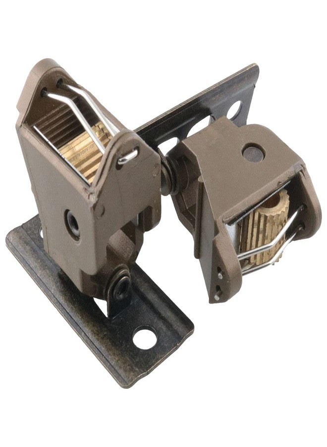 WHYHKJ 4pcs Roman Shade Cord Lock Austrian Shade Window Blind Lock Holds up to 3 Cords, Brown - Image 3