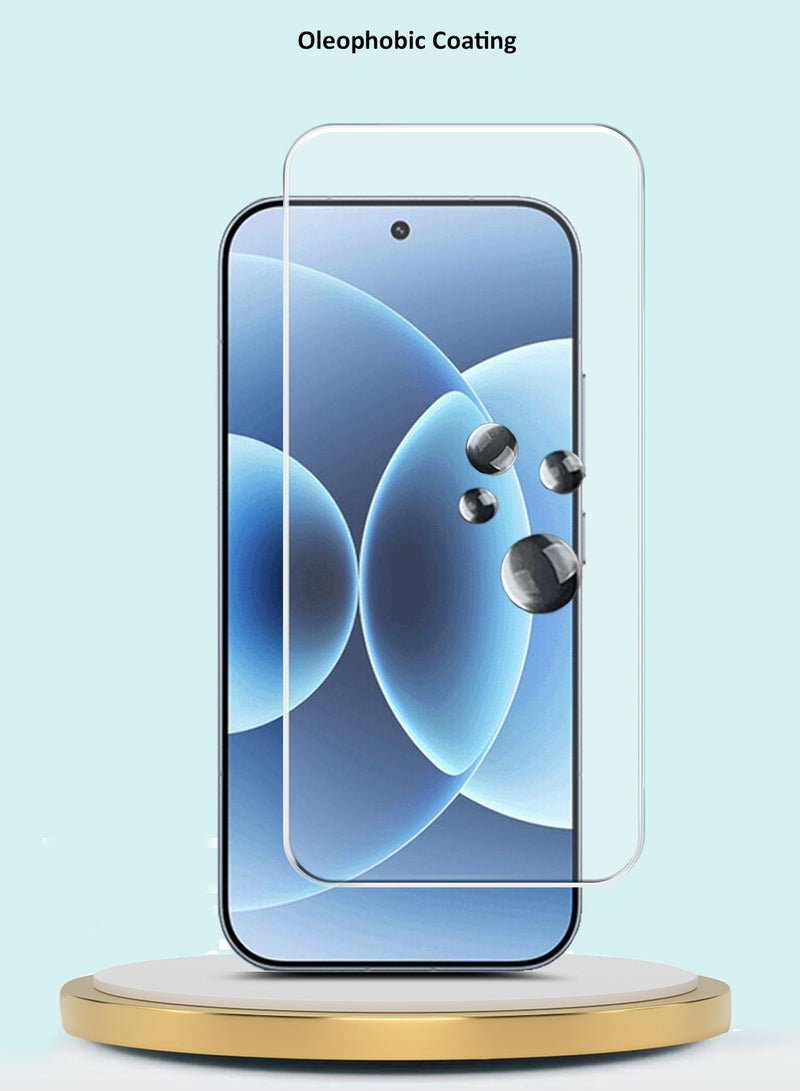 GMAX Xiaomi 17 5G 2025 GMAX Premium Series Curved Edges 9H 2.5D Tempered Glass Screen Protector - Clear - Image 3