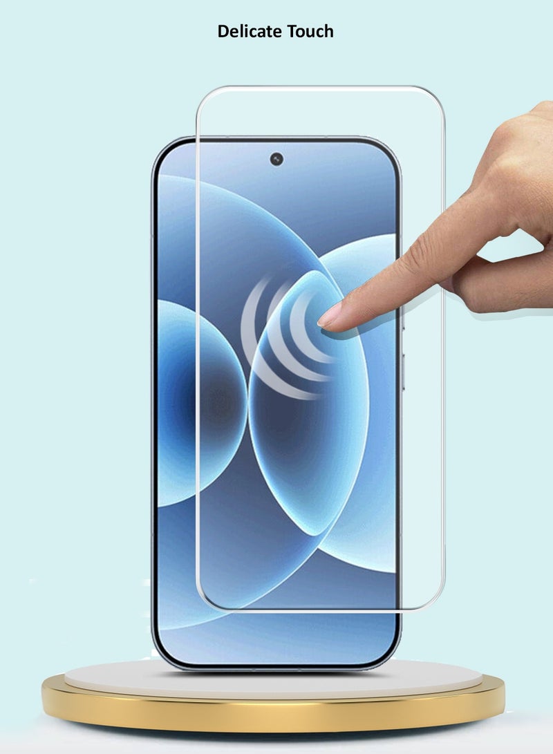 GMAX Xiaomi 17 5G 2025 GMAX Premium Series Curved Edges 9H 2.5D Tempered Glass Screen Protector - Clear - Image 5