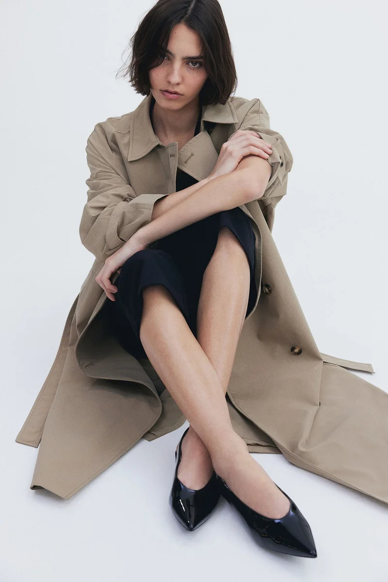 H&M Patent Slingbacks
