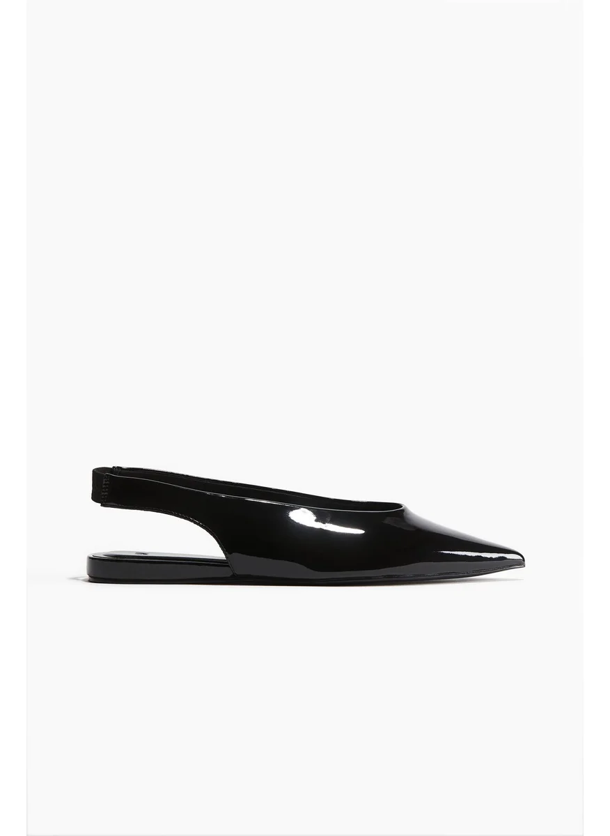 اتش اند ام Patent Slingbacks