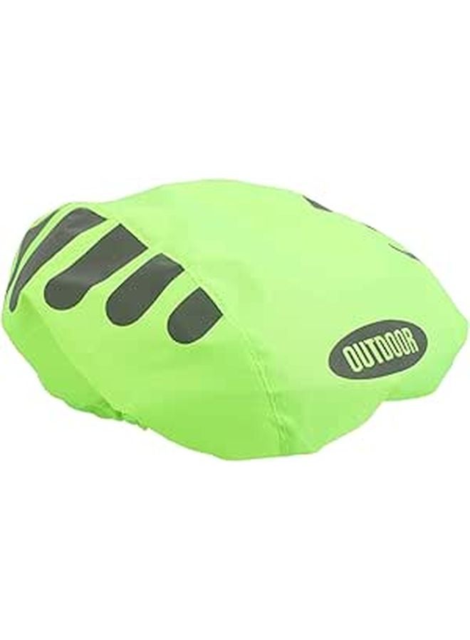 High Visibility Reflective Helmet Cover Breathable Design for Cycling Mountain Biking Rain Gear - Image 1